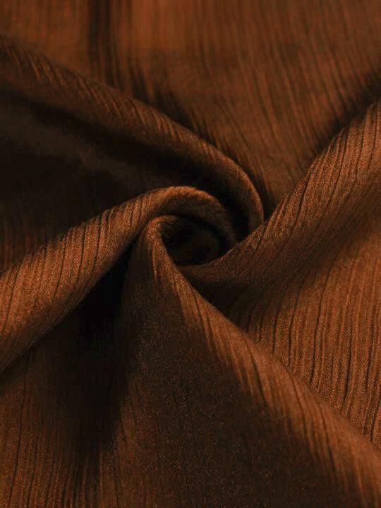 Crinkle Silk Hijabs - Hazlenut