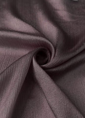 Crinkle Silk Hijabs - Purple Taupe