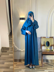 Premium Midnight Ocean ( Premium Nida Fabric )