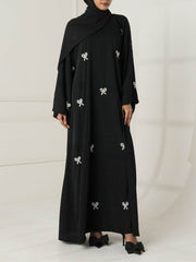 Trending HandWork Bow Abaya Premium Quality ( Limited Stock +  FREE SHIPPING NOW )