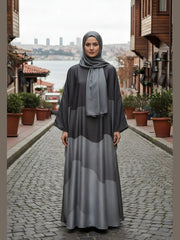 Elegance Grey Abaya
