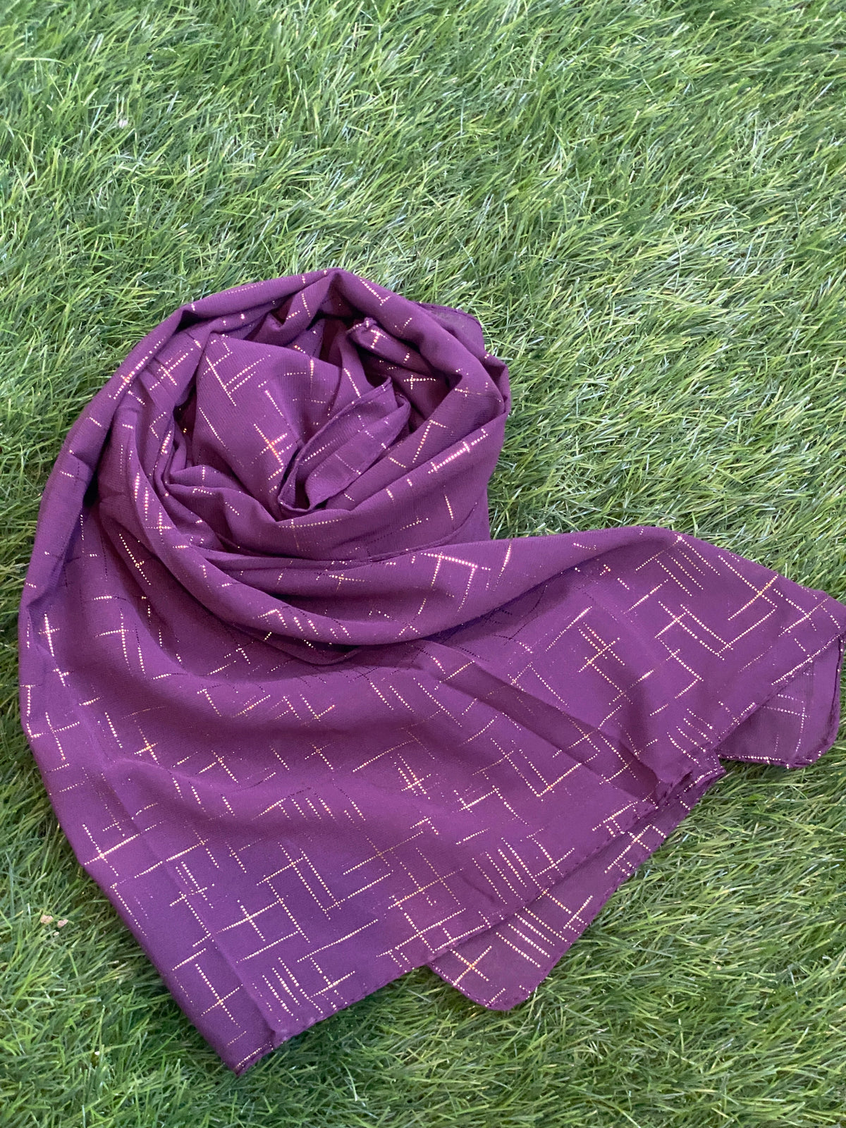 Georgette Foil Hijab