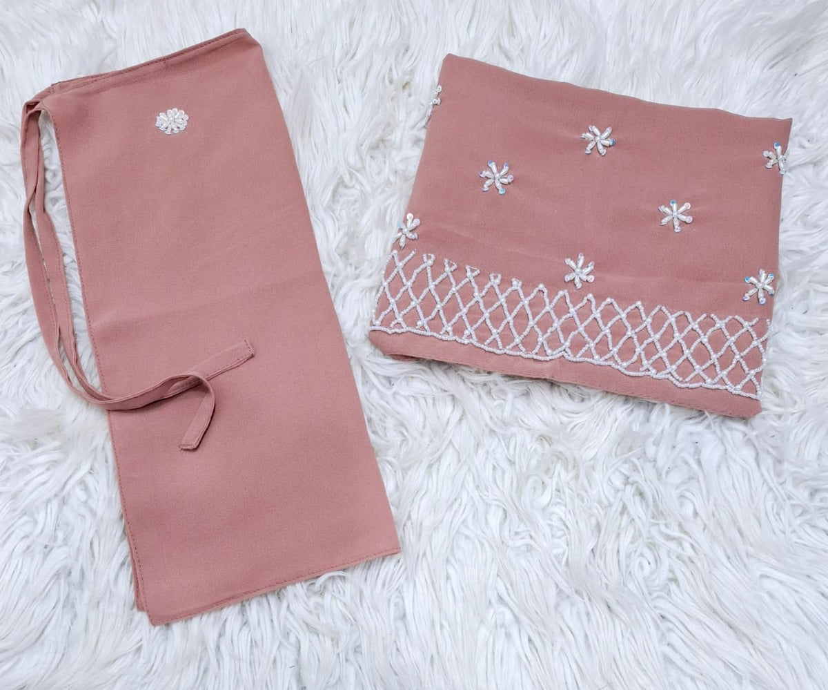 Embroidered Hijab Niqab set