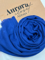 Turkish Lawn Hijab - Royal Blue