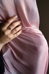 Pink Organza Silk Hijab