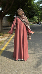 Premium Kashmiri Pink With Printed scarf ( FLAT 60% OFF)