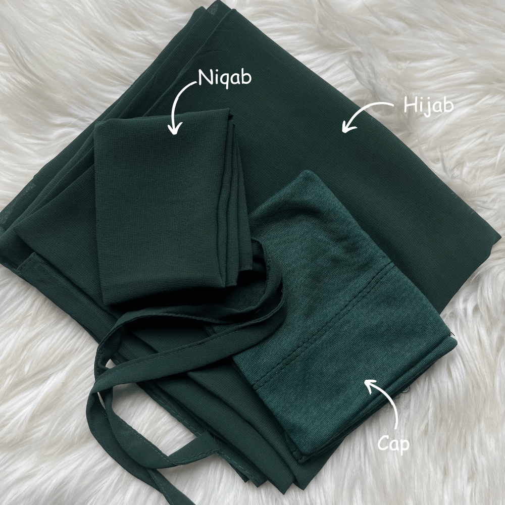 Hijab Niqab & Cap Set -  Amazon