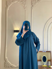 Premium Midnight Ocean ( Premium Nida Fabric )