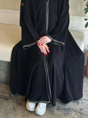 Premium Luxury Khizra Flared Abaya Front Open Style (TODAY 70% OFF)