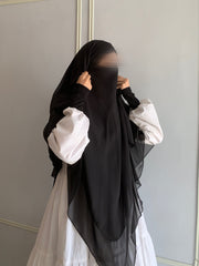 Princess Khimar Black