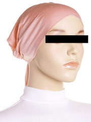 Tie back hijab cap Light Pink