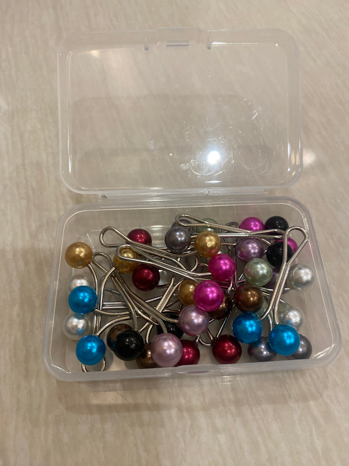 Packet of 25 pieces Cherry Hijab clips