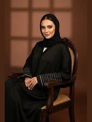 Blush Black Abaya
