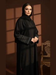 Blush Black Abaya