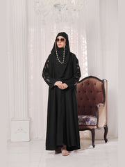 Black Leaf Abaya