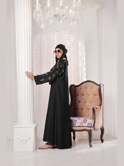 Black Leaf Abaya