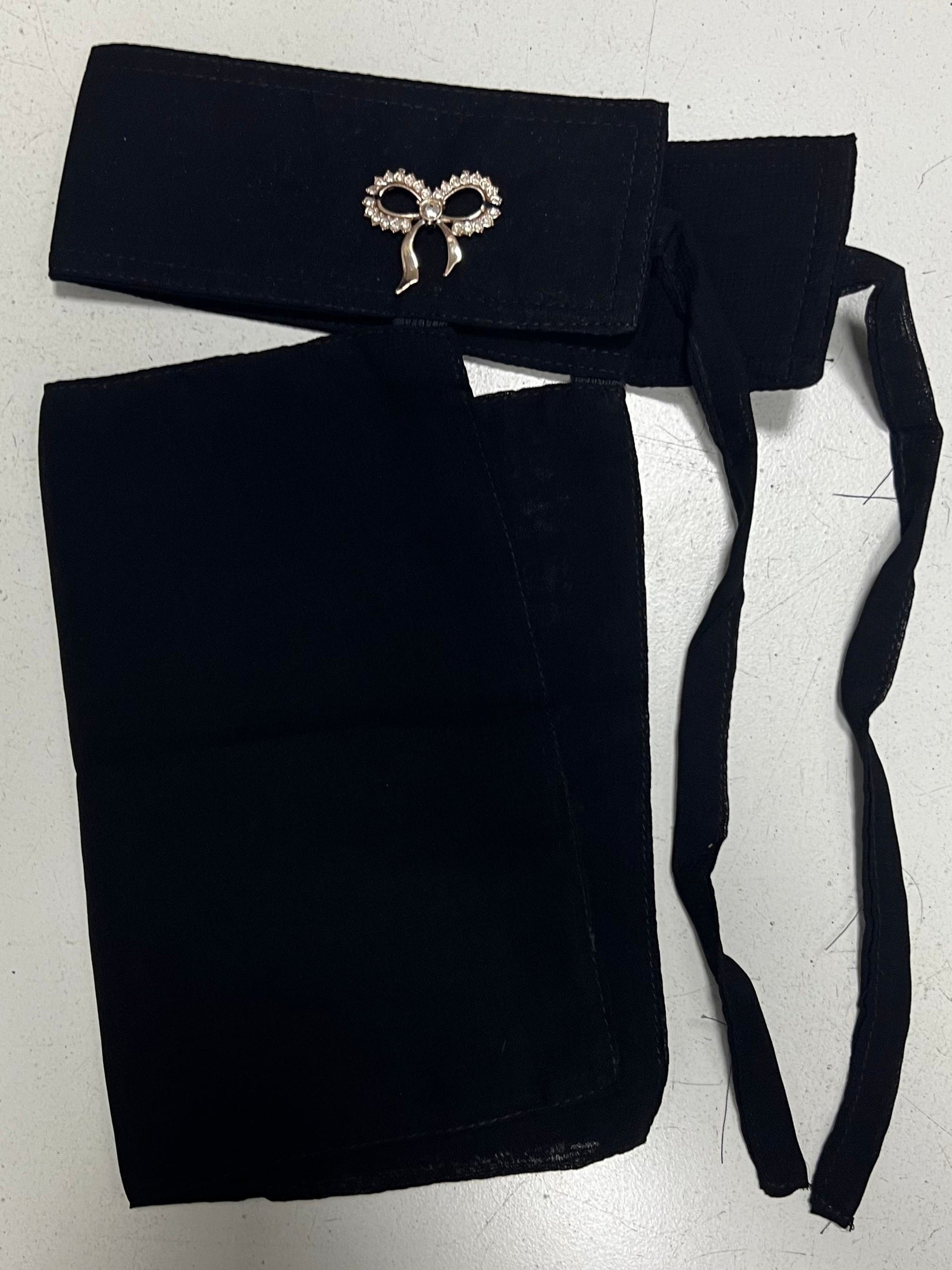 Saudi Niqab Bow Latest Edition With Bukram 10 inches