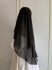 Princess Khimar Black