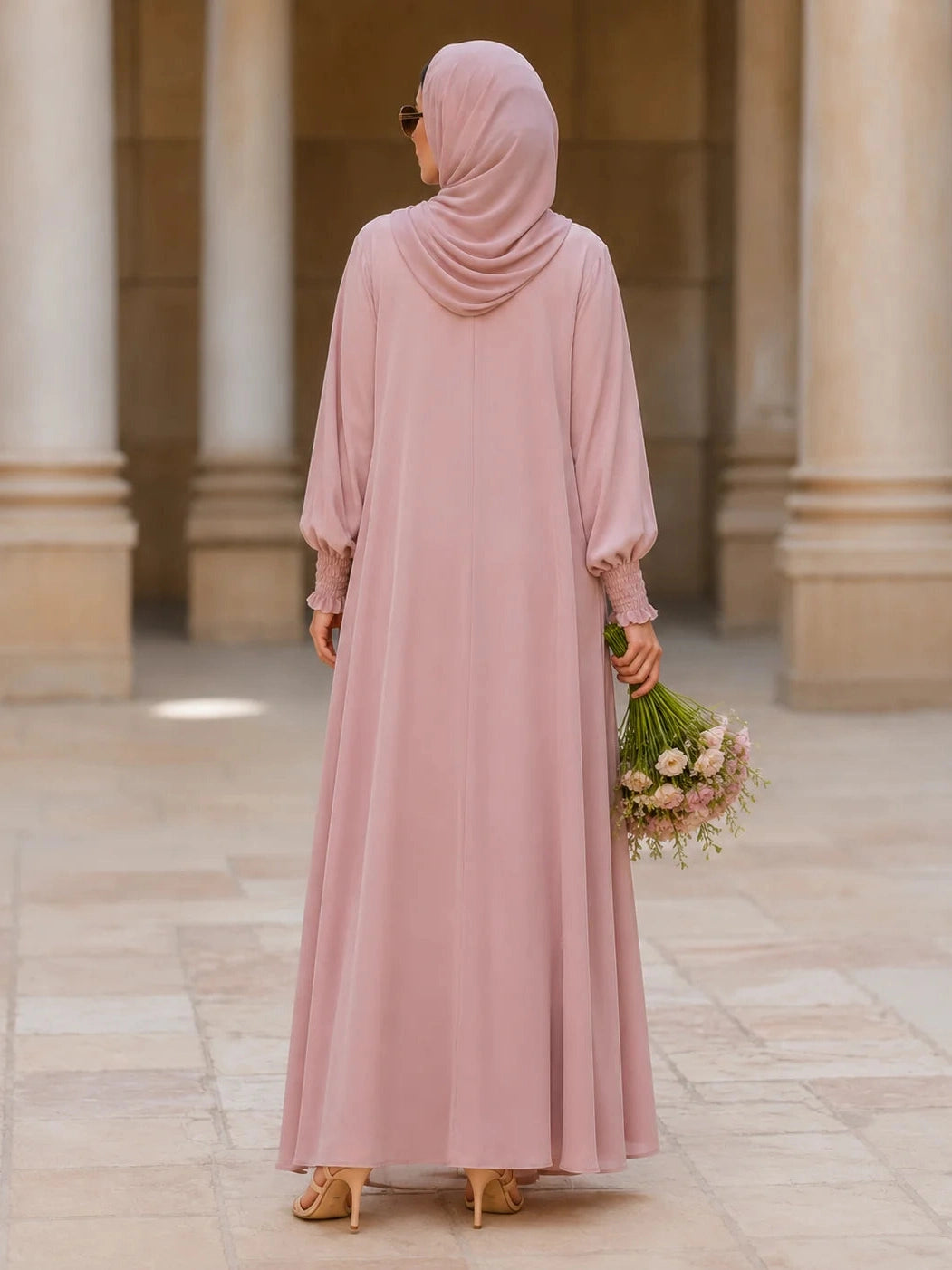 Rose Harmony Abaya