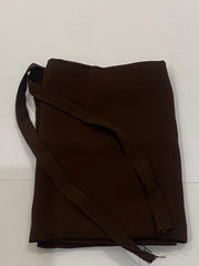 Half Tie Back Niqab chocolate brown