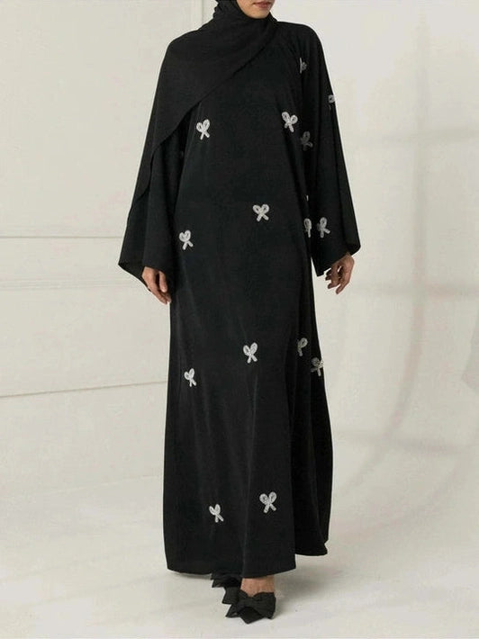 Trending HandWork Bow Abaya Premium Quality ( Limited Stock +  FREE SHIPPING NOW)