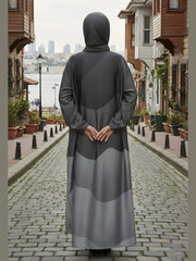 Elegance Grey Abaya