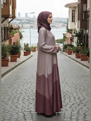 Elegance Claret Abaya
