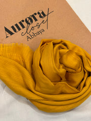 Turkish Lawn Hijab - Yellow