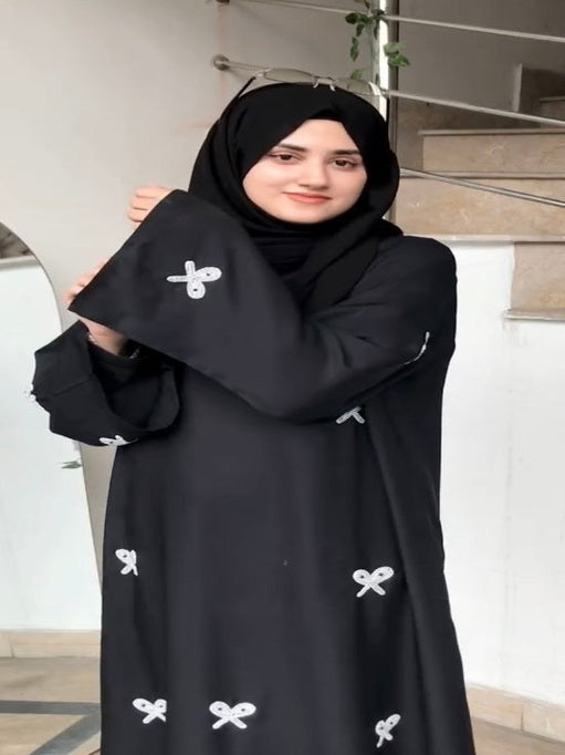 Trending HandWork Bow Abaya Premium Quality ( Limited Stock +  FREE SHIPPING NOW)