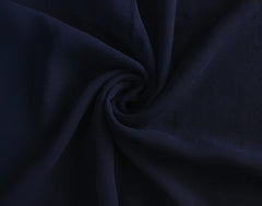 Georgette - navy blue