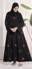 Muneeza Black Abaya