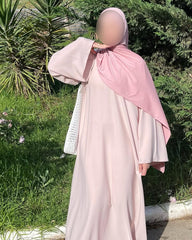 Premium Baby Pink Basic Abaya (Best Seller )