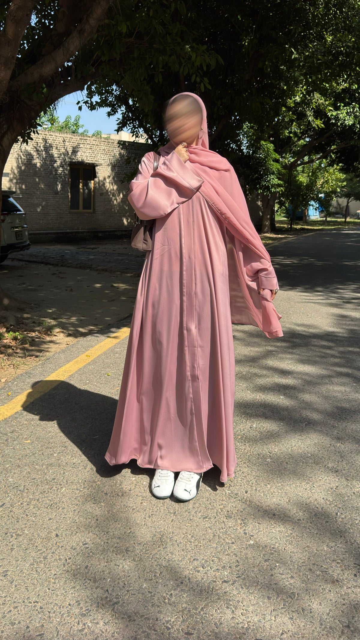 Rose Elegance Premium Basic Abaya ( Premium tiktok Fabric )