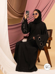 The HeartBeat Cut Out Abaya