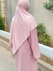 Premium Pink Basic Abaya (Best Seller )