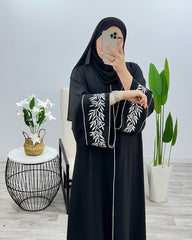 Premium Jannah Abaya Front Open Style