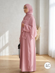 Blushe Abaya with Matching scarf