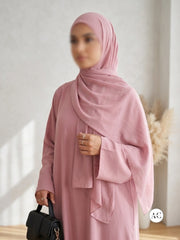 Blushe Abaya with Matching scarf