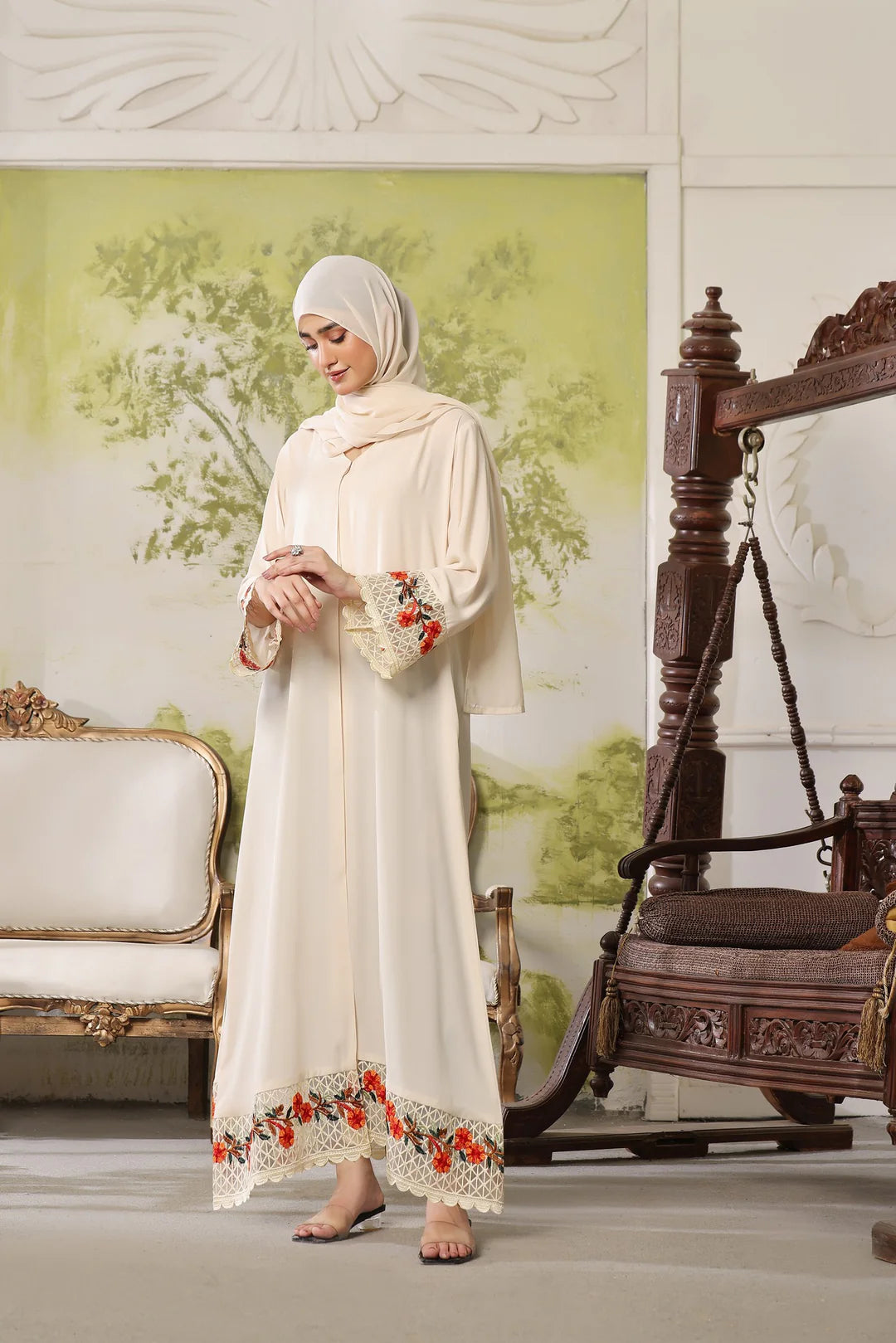 Dove Whisper Abaya