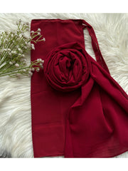 Hijab Naqab Set - Cherry