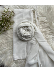 Hijab Naqab Set - Off White