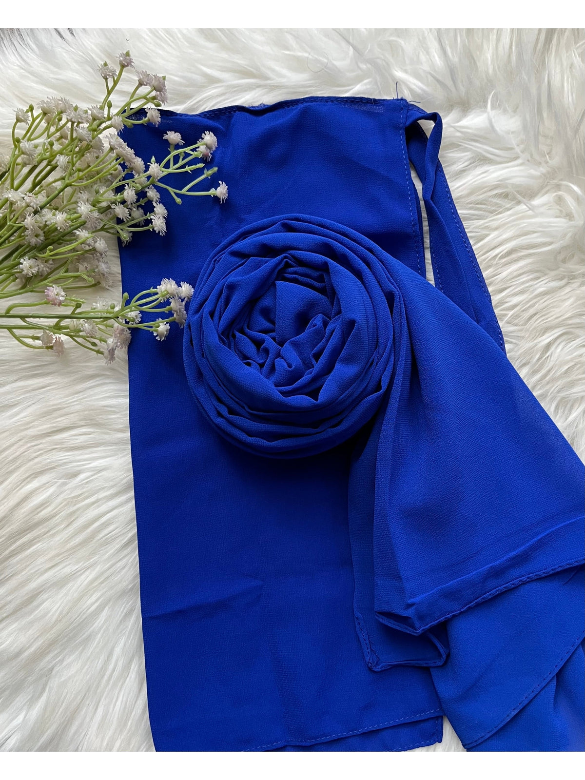 Hijab Naqab Set - Royal Blue