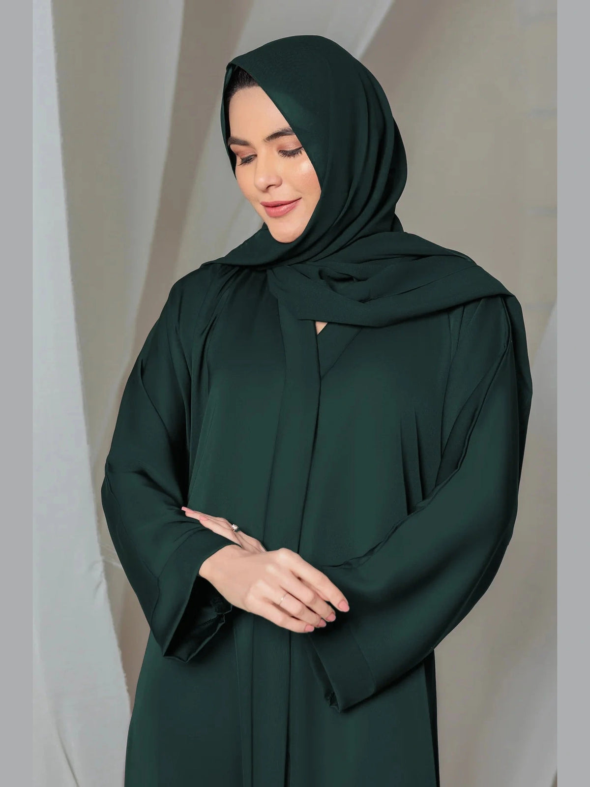 Midnight Green Abaya