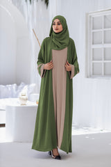 Mubina Green Abaya