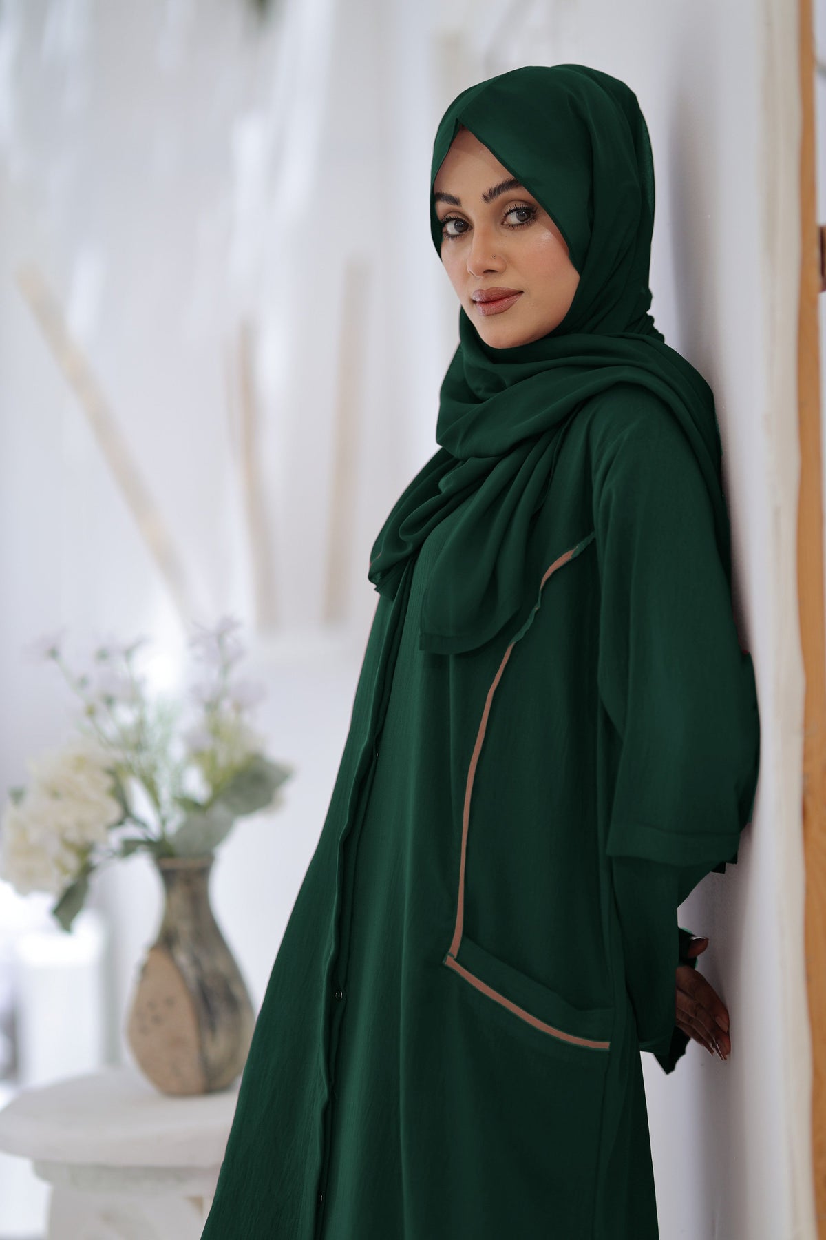 Rajiya Green Abaya