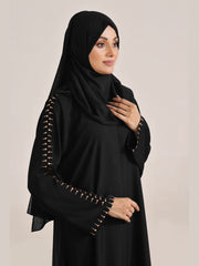 Sage Willow Black Abaya