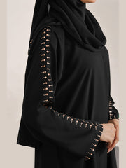 Sage Willow Black Abaya