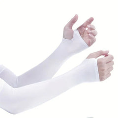 Arm Sleeves (with thumbhole) - White