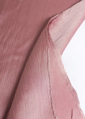 Crinckle Silk Hijab - Blush