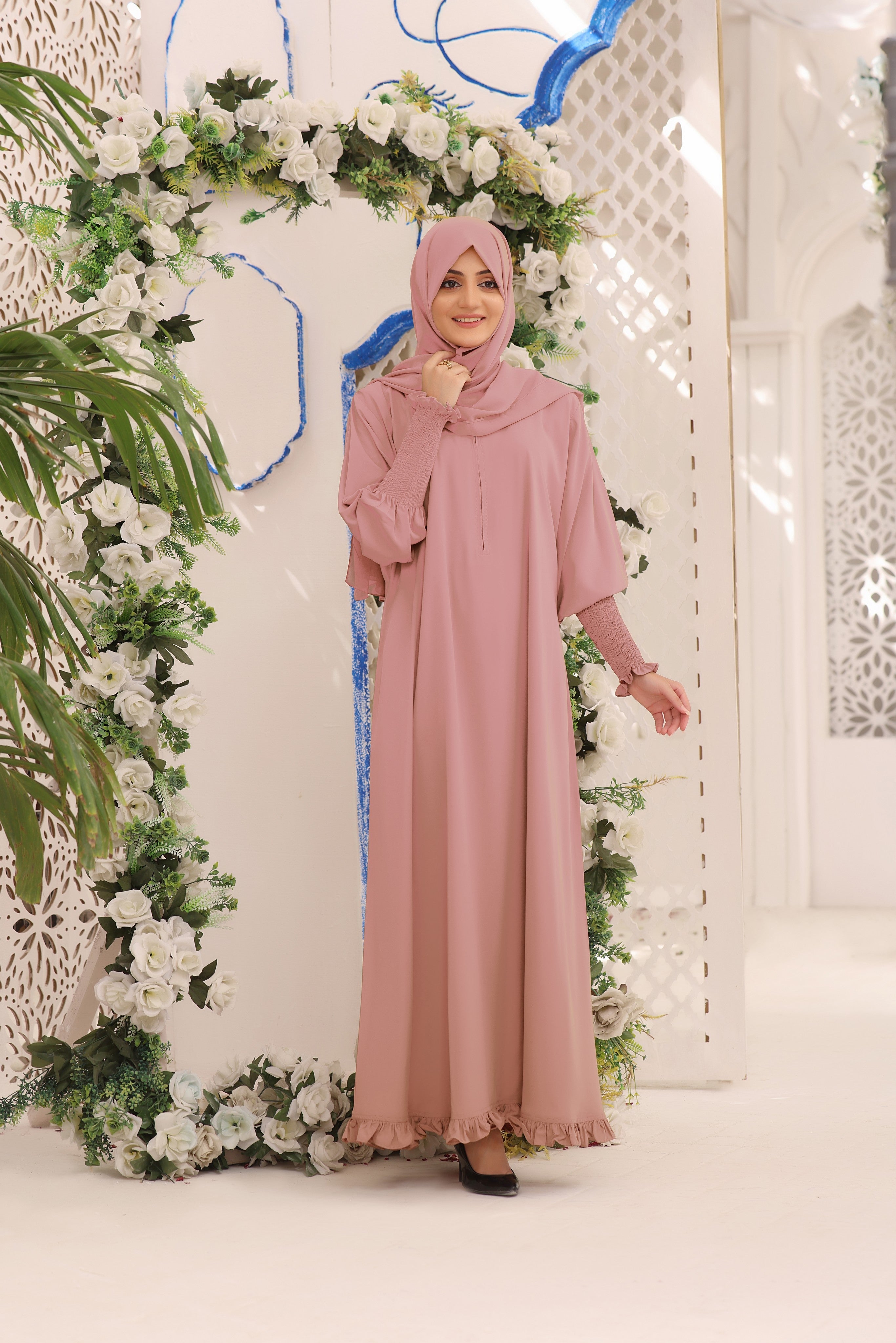 Pink Marwa Abaya